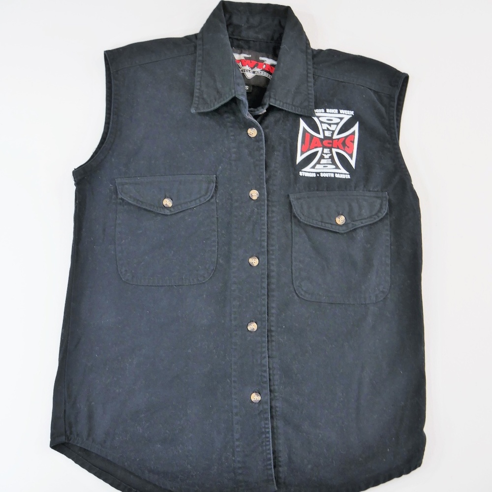 Twin Motorcycle Apparel  Black Sturgis Shirt